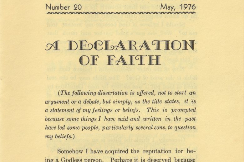 The Journal of a Garret Grouch - Number 20, May 1976 - Page 1