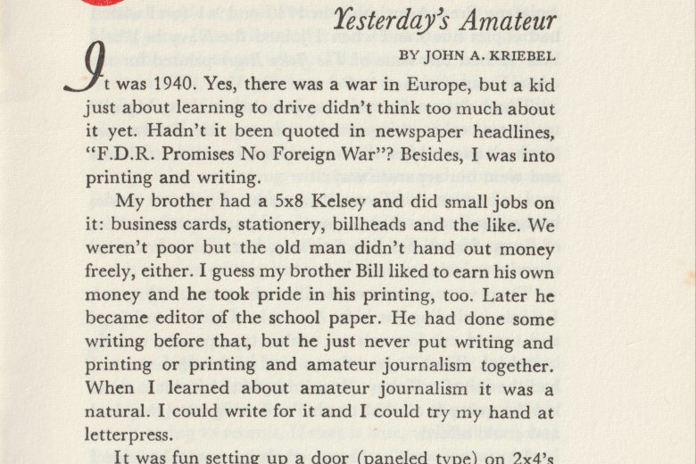 Campane - Number 77, December 1975 - Page 1