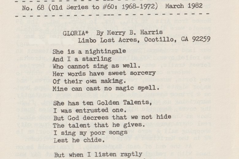 The Showcase - Number 68, March 1982 - Page 1