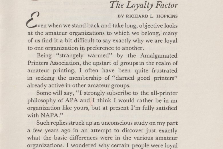 Campane - Number 49, October 1965 - Page 1