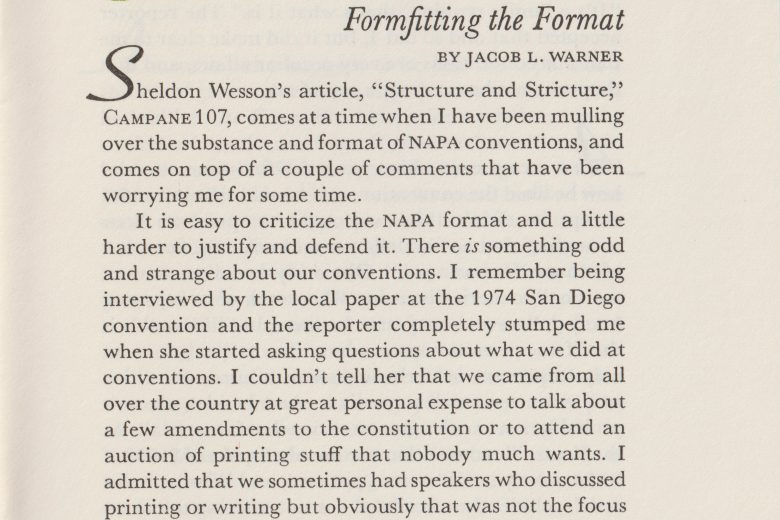 Campane - Number 109, January 1984 - Page 1